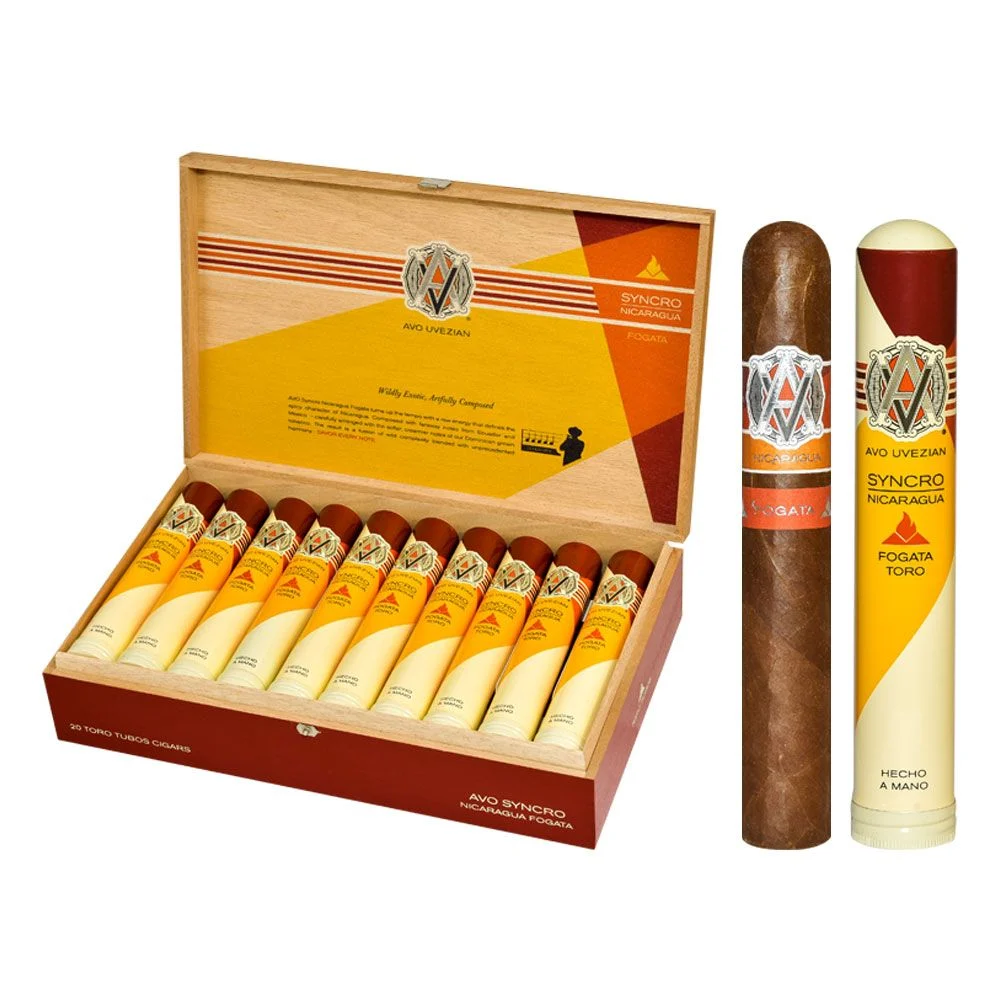 AVO Syncro Nicaragua Fogata Toro Tubos Box of 20 - 6" x 54 