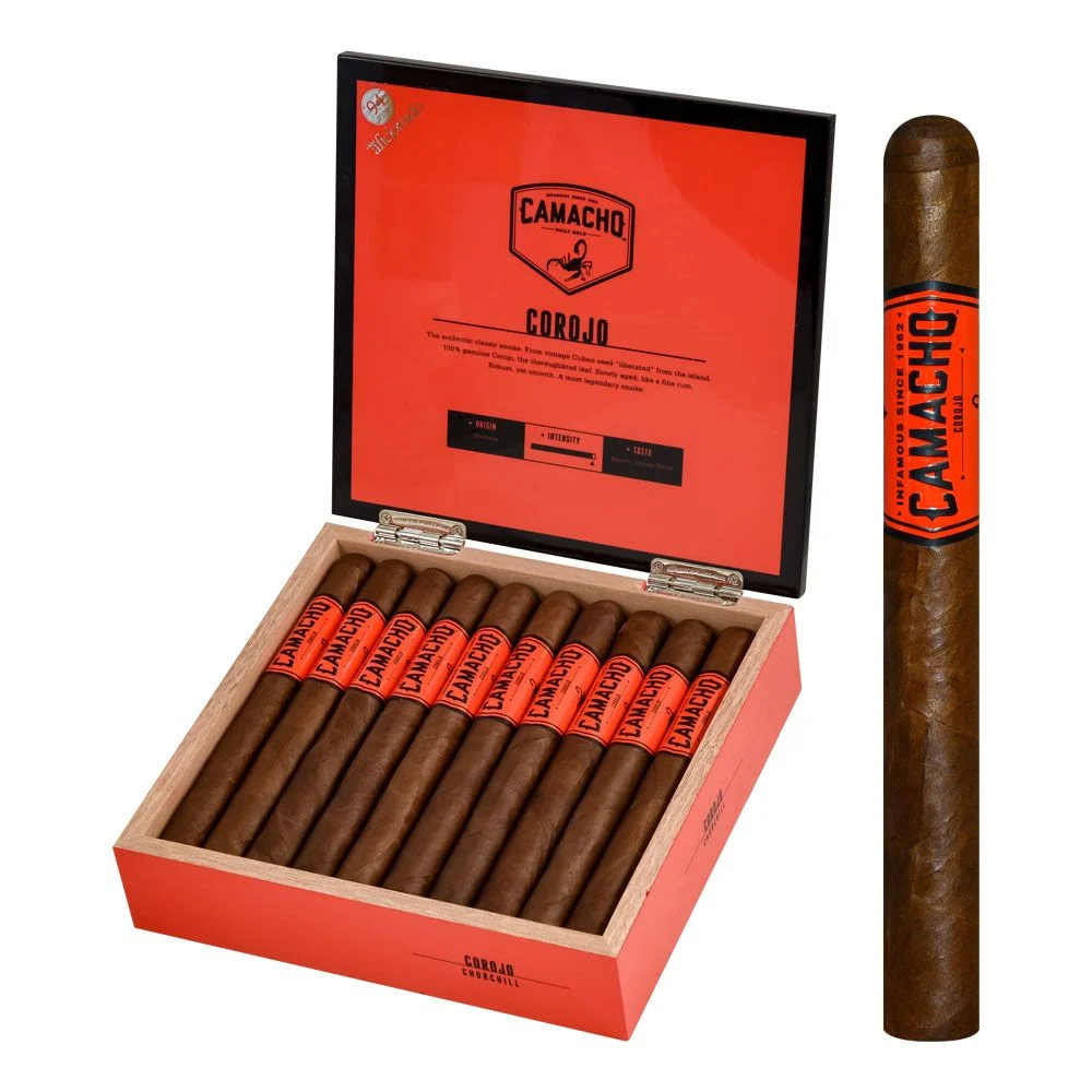 Camacho Corojo Churchill Box of 20 - 7" x 48