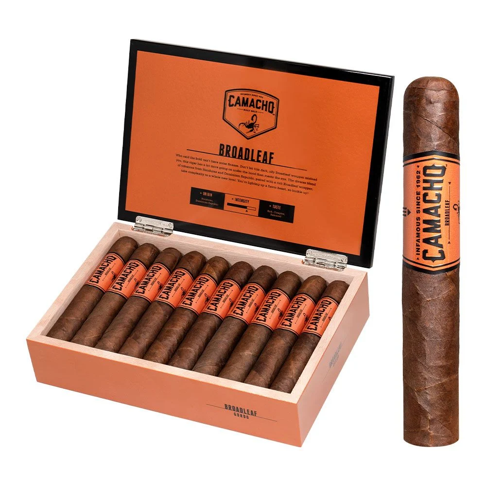 Camacho Broadleaf Gordo Box of 20 - 5" x 60