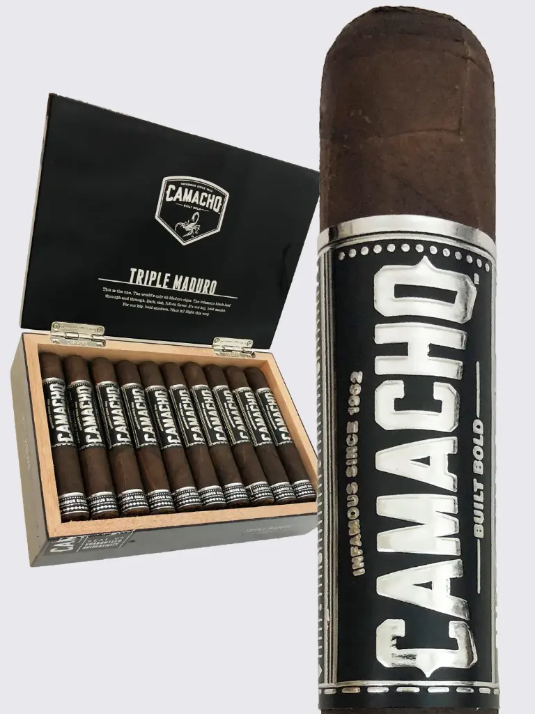 Camacho Triple Maduro Robusto Box of 20 - 5" x 50